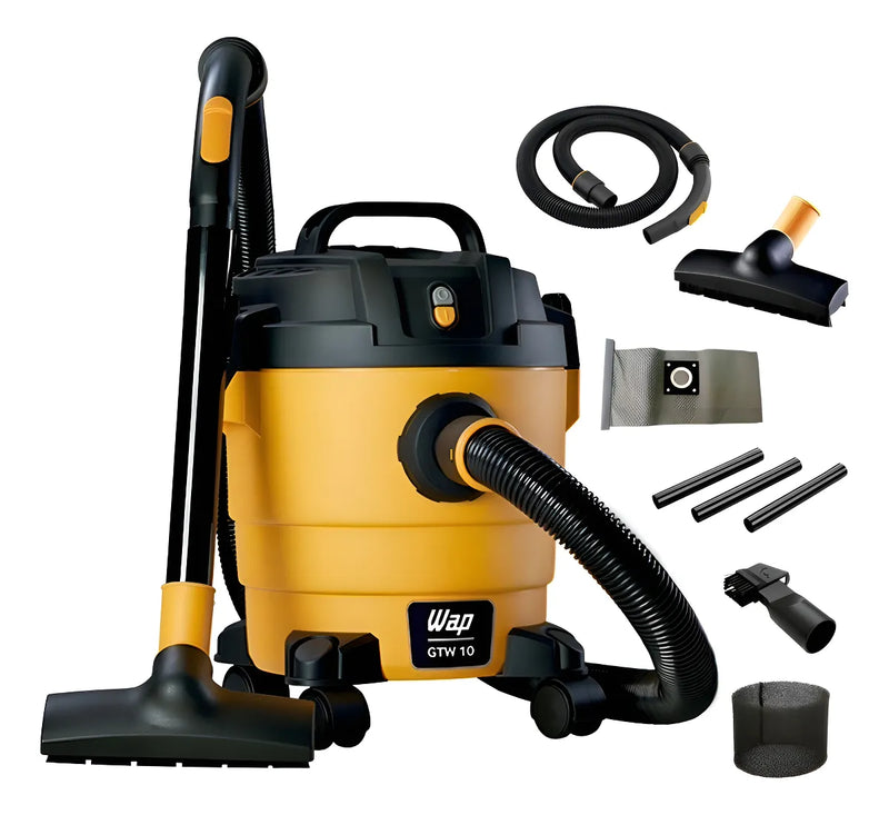 Aspirador Pó E Água 1400w 10 Litros Filtro Lavável Gtw10 Wap