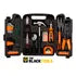 Jogo De Ferramentas 169 Peças Com Maleta E Furadeira Parafusadeira Sem Fio A Bateria